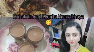 BhAbe k sath larai ho gikapde dhoaep Bohat din bad Bhar ka Khana khaya😋 single mother [upl. by Rhonda]