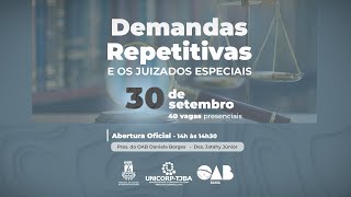 Unicorp transmite o Evento Demandas Repetitivas e os Juizados Especiais [upl. by Nsaj941]