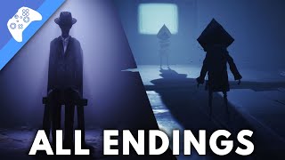 Little Nightmares 2 Ending  Secret Ending Cutscenes [upl. by Euqnom]