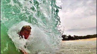 Inside the Barrel  Epic Body Surfing in Hawaii [upl. by Keare]