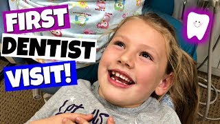 HER FIRST VISIT TO THE DENTIST FAMILY VLOG [upl. by Artsa]