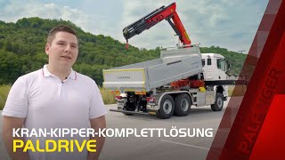 PALFINGER  PALDRIVE CraneTipper Complete Solution [upl. by Lyrahc]