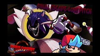 FNF VS SonicEXE  Final EscapeLOW PITCH VR Chat Edition BONUS CONTENT 14 [upl. by Vinita]