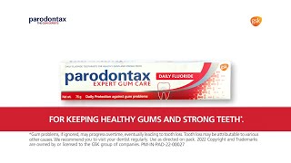 Parodontax toothpaste for healthy gums and strong teeth English [upl. by Torey]