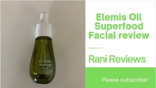 Elemis Superfood facial oil review [upl. by Inol]