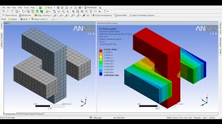 ANSYS Workbench Tutorial Video  BeginnerExpert  Contact Non Linear Frictional FE Analysis  GRS [upl. by Enisamoht]