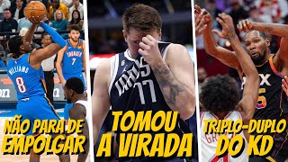 Dallas toma VIRADA de 20 PTS  Thunder NÃO para de EMPOLGAR  Durant BRILHA com TriploDuplo [upl. by Warfourd]