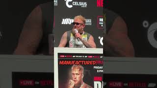 Jake Paul vs Mike Tyson Awkward Press Conference [upl. by Ayadahs]