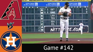 Astros VS Diamondbacks Condensed Game 9724 [upl. by Ahsirk174]