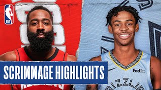 ROCKETS at GRIZZLIES  SCRIMMAGE HIGHLIGHTS  July 26 2020 [upl. by Winebaum]