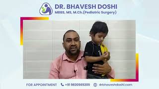 Hydronephrosis and neuroblastoma treatment in babies  Patients Testimonials  Dr Bhavesh Doshi [upl. by Irab]