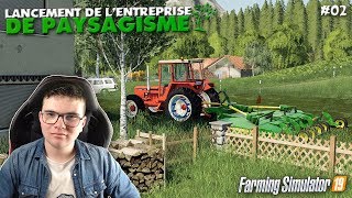 LANCEMENT DE LENTREPRISE DE PAYSAGISTE  LES PREMIERS CLIENTS NOUS APPELLENT  2 FS19 🚜 [upl. by Edlitam959]