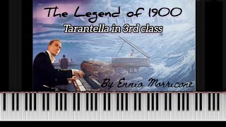 Tarantella in 3 rd Class from The legend of 1900 by Ennio Morricone Piano Tutorial [upl. by Ahsinelg842]