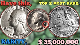 TOP 2ULTRA RARE QUARTER DOLLAR TO LOOK FOR YOUR POCKET CHANGE FOR MORE THEN A MILLION DOLLARS WORTH [upl. by Vetter]