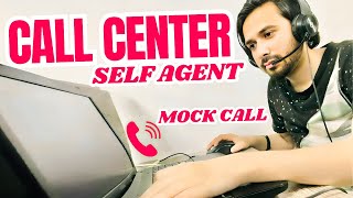 Call Center Self Agent Job  Live Mock Call  Call Center In Aca Campaign  Students part time job [upl. by Dambro531]