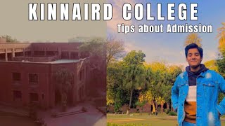 HOW TO GET ADMISSION IN KINNAIRD COLLEGE  A Guide to Kinnaird [upl. by Annawyt]