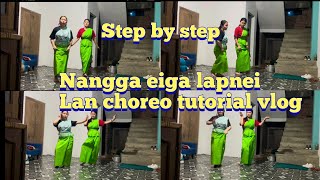 Choreo tutorial step by step makha taba yengbiningadi mayamna choreography apamba comment below❤️ [upl. by Ahcrop]