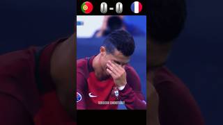 Portugal vs France 2016 UEFA EURO Final Highlights shorts football ronaldo [upl. by Kriste]