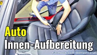 AUTO INNENRAUM AUFBEREITUNG  10 Minuten KomplettProgramm  Complete Interior Detailing Corvette C6 [upl. by Gerg570]