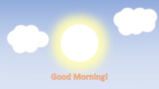 Sunrise Animation in Microsoft PowerPoint with Morph Transition [upl. by Sulienroc689]