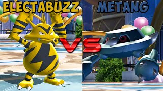 Pokemon battle revolution  Electabuzz vs Metang [upl. by Durer]