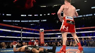 Amir Khan vs Canelo Álvarez full fight The Re wind [upl. by Edaw253]