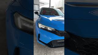 2023 Honda Civic Type R Blue Front shorts typer bluetyper cars honda lofi [upl. by Bocoj]