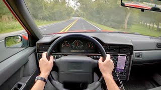 1997 Volvo 850 R 5Speed Manual  POV Morning Drive [upl. by Bushore]