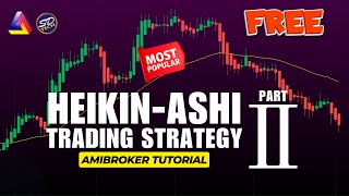 HeikinAshi Trading Strategy  II  Amibroker Tutorial [upl. by Nhguavoj]