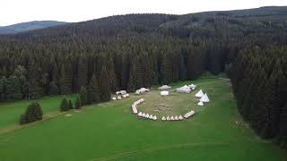 Tábor Orlické Záhoří  Skauti Třebechovice pod Orebem  DRON [upl. by Tirrag828]