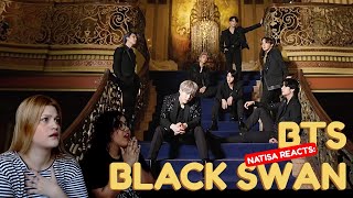 NATISA REACTS BTS 방탄소년단 Black Swan Official MV [upl. by Noral]