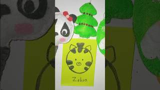 Easy zebra drawing 🦓 subscribe trending trendingshorts shorts drawing art fypシ゚viral funny [upl. by Emlin]