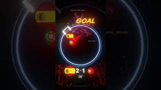 SPAIN vs PORTUGAL🤯footballmarbles footballedit neonarcade spain portugal [upl. by Paehpos734]