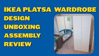 IKEA PLATSA Wardrobe Assembly Design Unboxing and Review [upl. by Oiceladni332]