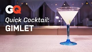 How to Make a Gimlet – Quick Cocktail – America’s Bartender – GQ Magazine [upl. by Corwin71]