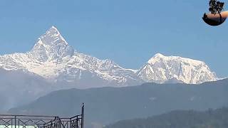 Himalaya View From Pokhara  Mt Machhapuchhre [upl. by Laws]