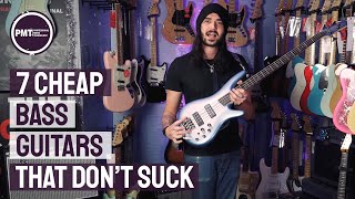 7 Cheap Bass Guitars That Dont Suck  Great Tone Budget Friendly Prices [upl. by Bart]