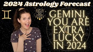 GEMINI 2024 YEARLY HOROSCOPE ♊ ABUNDANCE  BLESSINGS Coming In for You  A New LUCKY Chapter Ahead 🍀 [upl. by Eelano315]