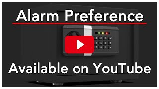 Alarm Preference  FORFEND CBE Series  Full Process Tutorial  FORFEND Smart Safe Box [upl. by Peedsaj]