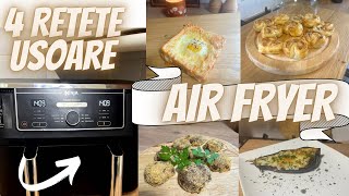 Ce putem pregati la FRITEUZA cu aer cald 4 retete usoare la Air Fryer Gatim pranz cina desert [upl. by Shirberg]