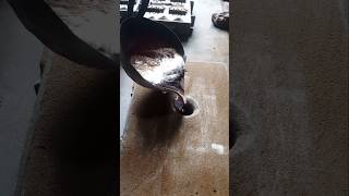 Astonishing Molten Metal Pour Over Sand  Watch the Fusion short fyp [upl. by Yelkreb802]