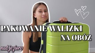 PAKOWANIE WALIZKI NA OBÓZ nad jezioro WOPR🏊‍♀️ [upl. by Rolland226]