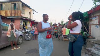 NIGHT IN AFRICA COMMUNITY GHANA ACCRA BUKOM [upl. by Yeaton]