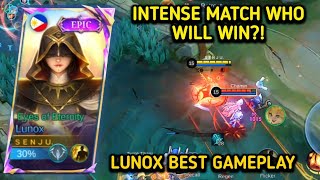 INTENSE MATCH WHO WILL WIN⁉️LUNOX BEST GAMEPLAY 🔥‼️‼️  MOBILE LEGENDS [upl. by Philly312]