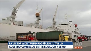 Exportadores ecuatorianos buscan reducir aranceles en frutas y atún [upl. by Adirf407]