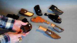 Northern Leather Handmade Knife Sheaths [upl. by Georglana]