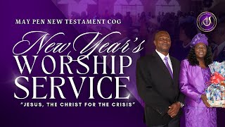 May Pen New Testament COGs New Years Worship Service with Bishop David Saffrey  January 7 2024 [upl. by Jake227]