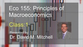 Eco 155 Principles of Macroeconomics Class 1 [upl. by Davidoff]