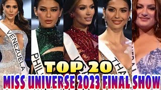 LIVE Miss Universe 2023 TOP 20 [upl. by Towroy214]