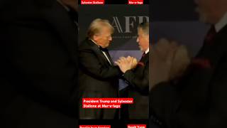 SylvesterStallone introduces PresidentTrump at America First Policy Institute gala at MaraLago [upl. by Phebe368]